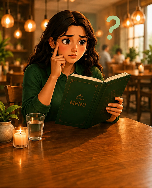Confused what to order